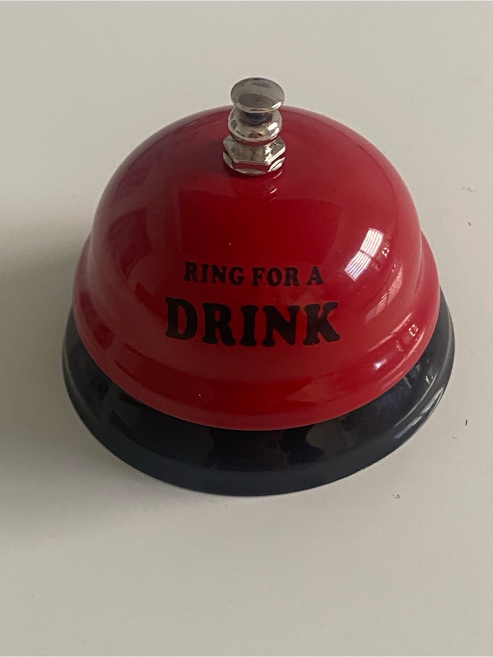 Novelty Red 'Ring for a Drink' Service Bell